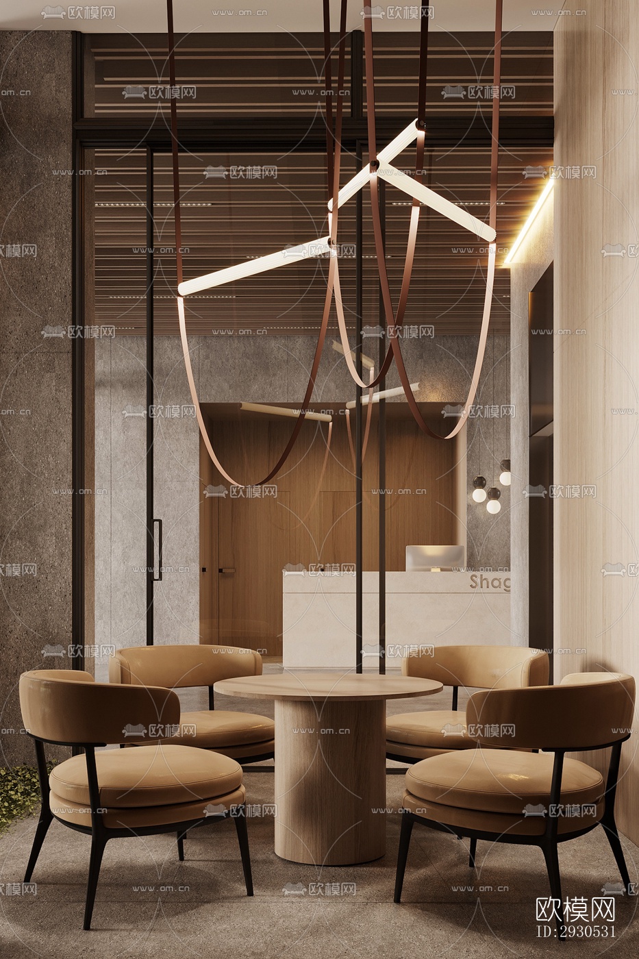 侘寂酒店民宿效果图下载（渲染图4）