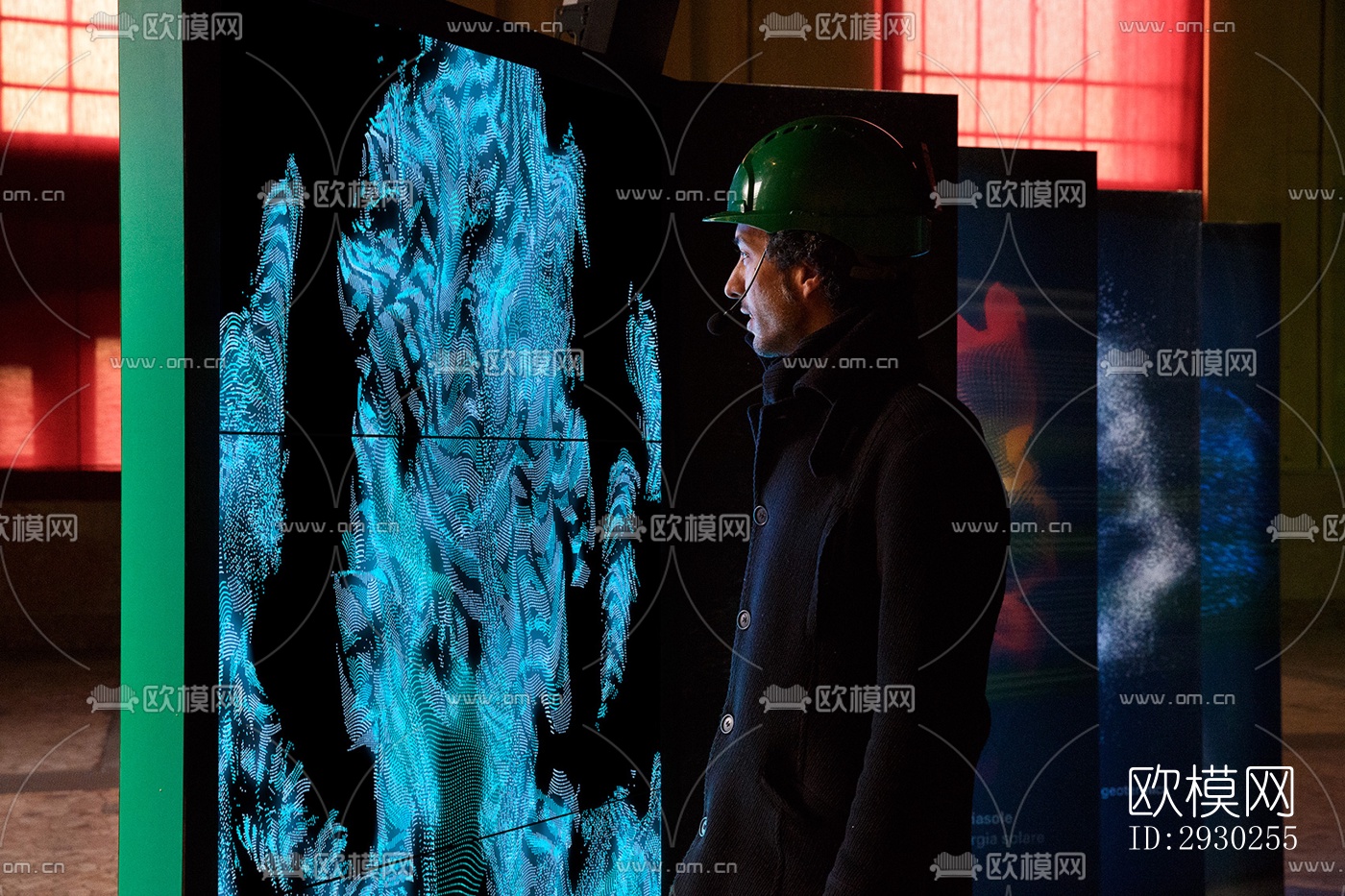 现代展览展厅效果图下载（渲染图8）