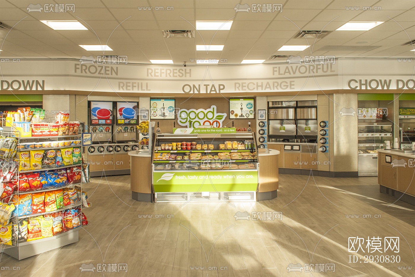 现代零售店铺效果图下载（渲染图2）