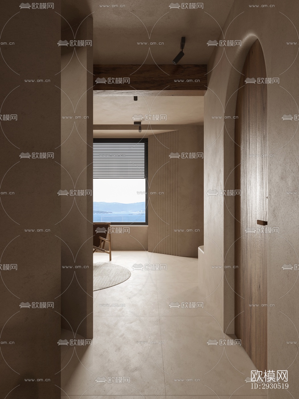 侘寂酒店民宿效果图下载（渲染图15）