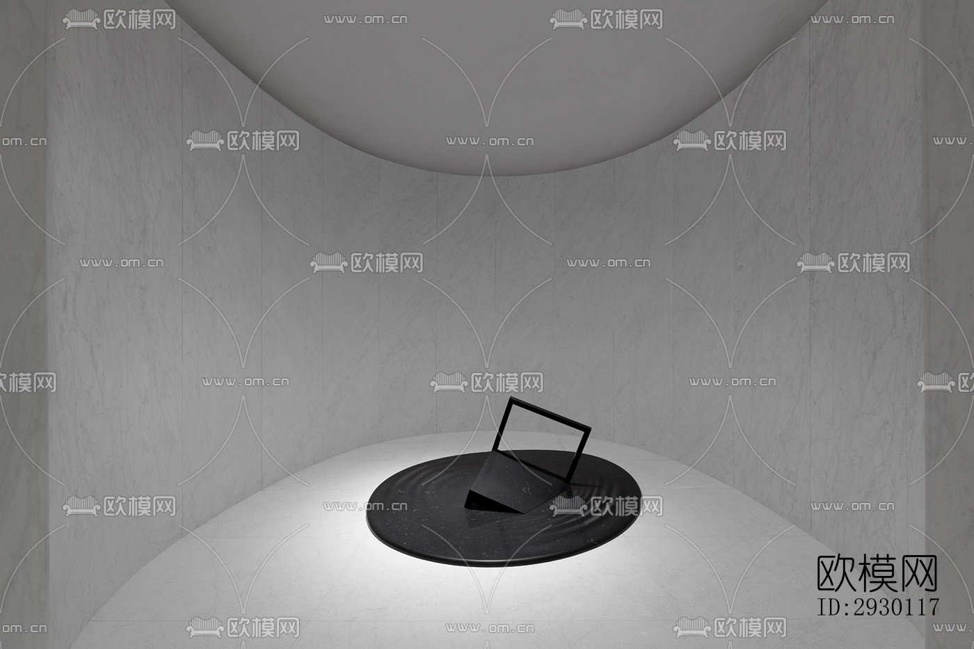 欧式展览展厅效果图下载（渲染图8）