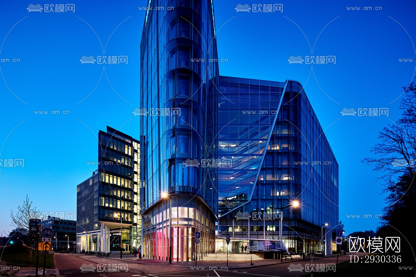 现代展览展厅效果图下载（渲染图4）