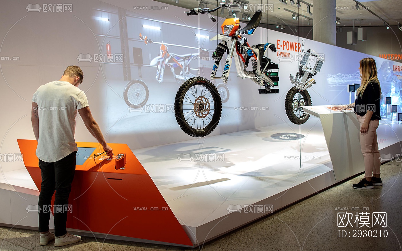 现代展览展厅效果图下载（渲染图4）