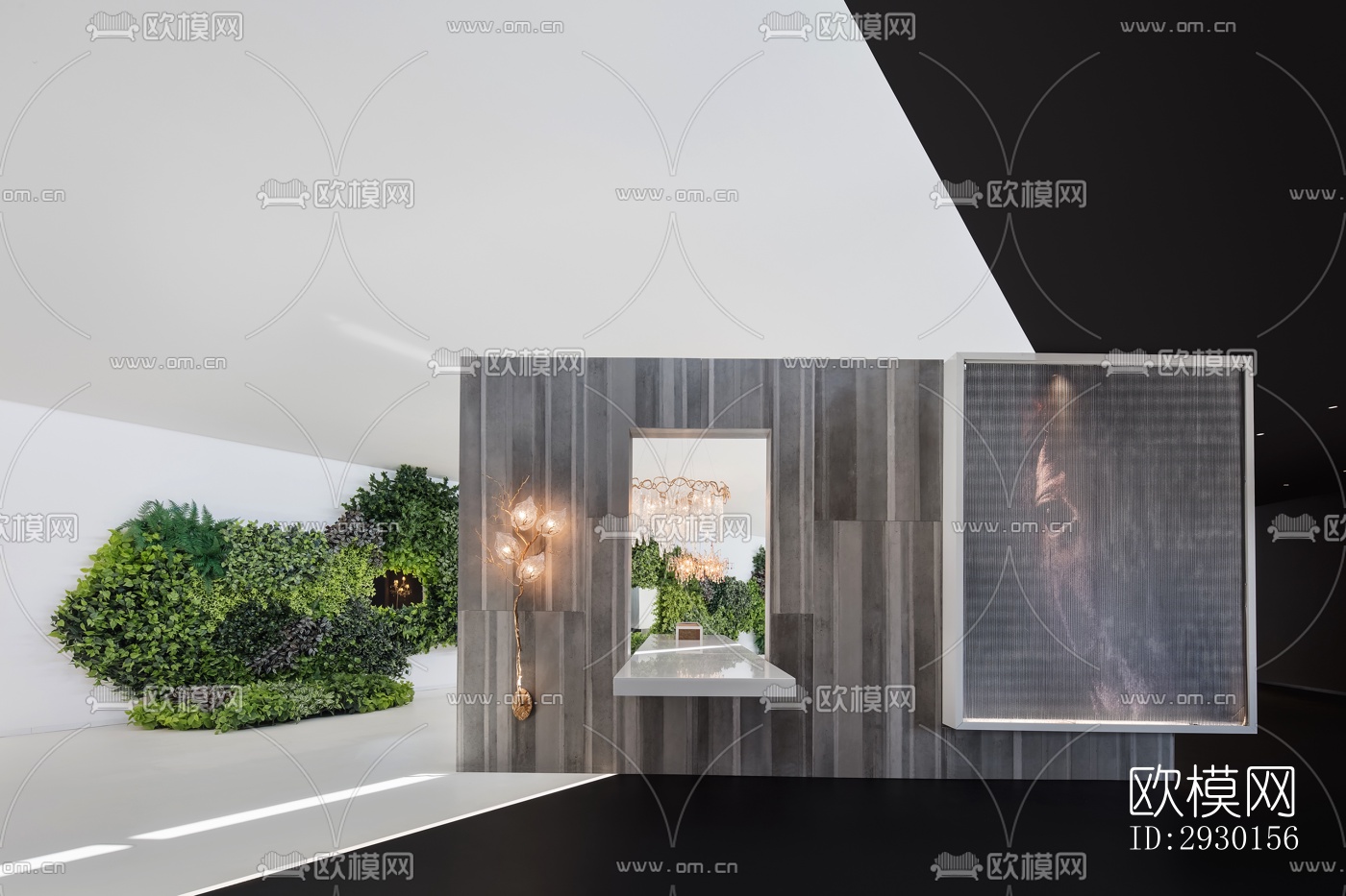 现代展览展厅效果图下载（渲染图15）