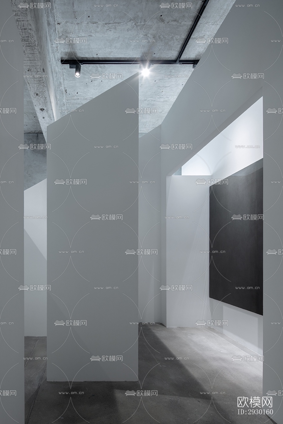 现代展览展厅效果图下载（渲染图8）