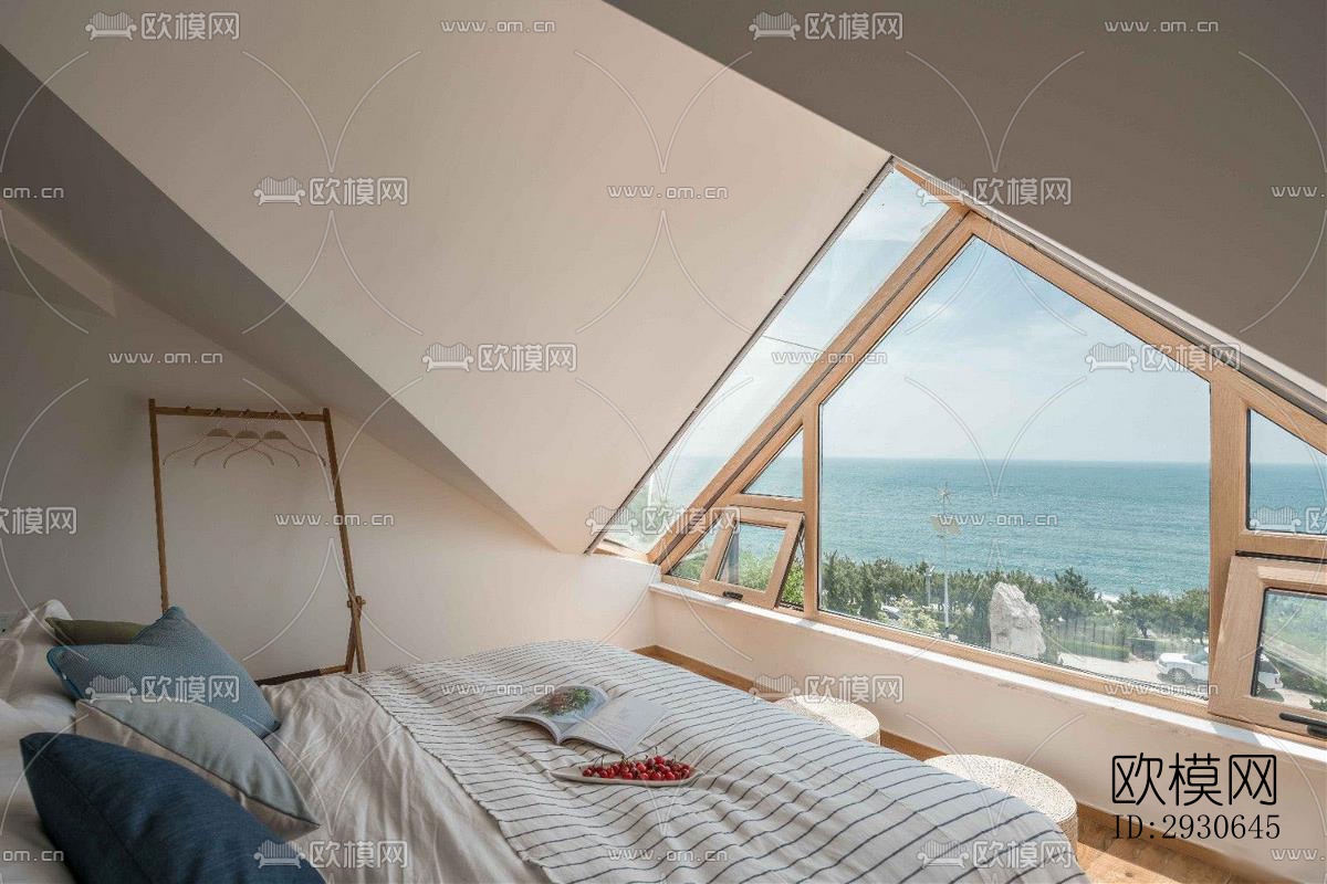 现代酒店民宿效果图下载（渲染图1）