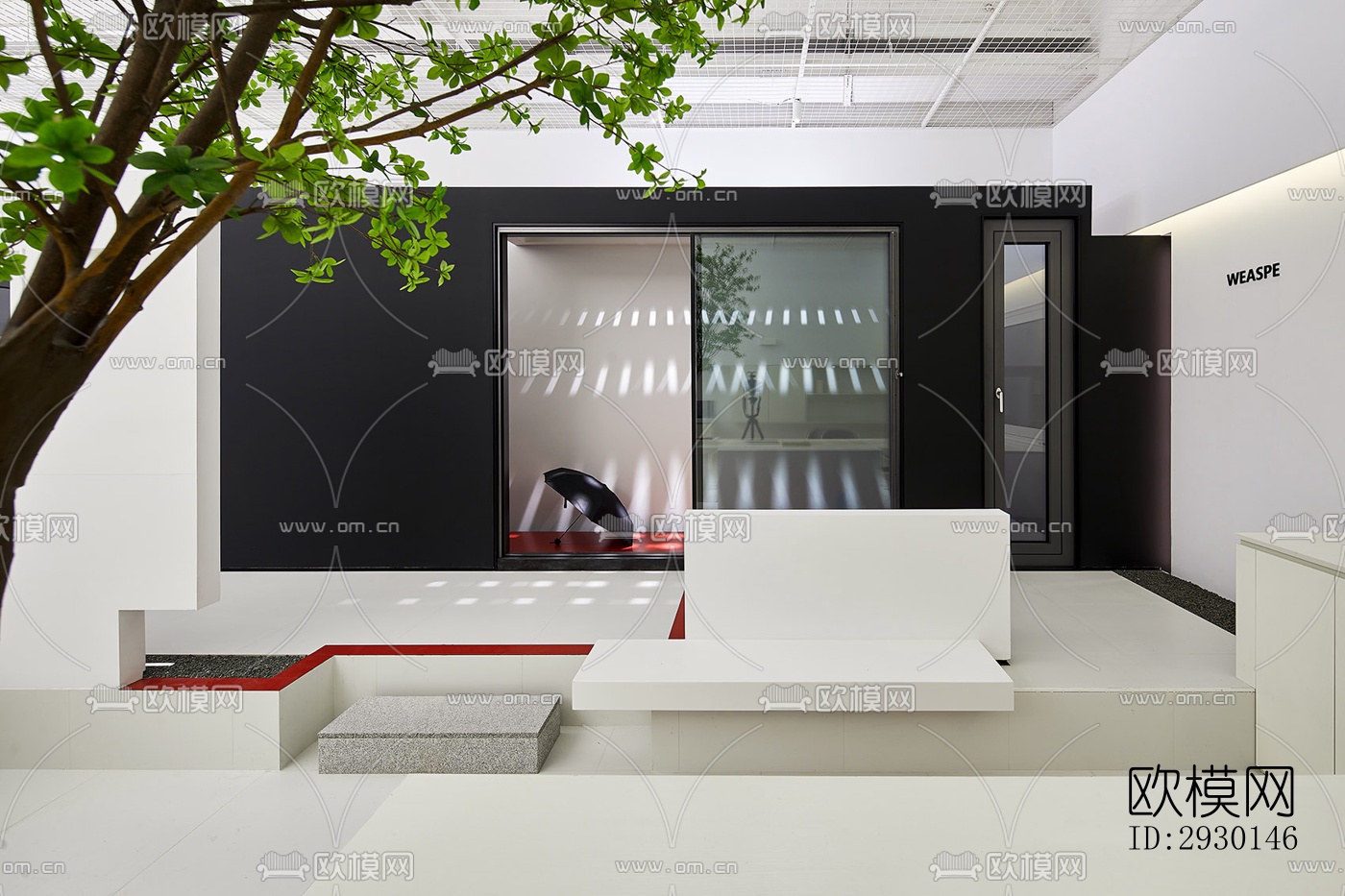 现代展览展厅效果图下载（渲染图16）