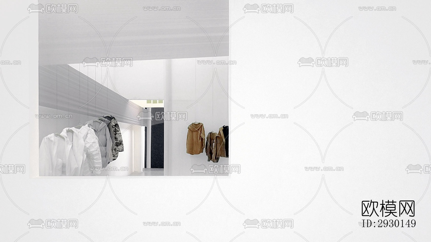 现代展览展厅效果图下载（渲染图2）