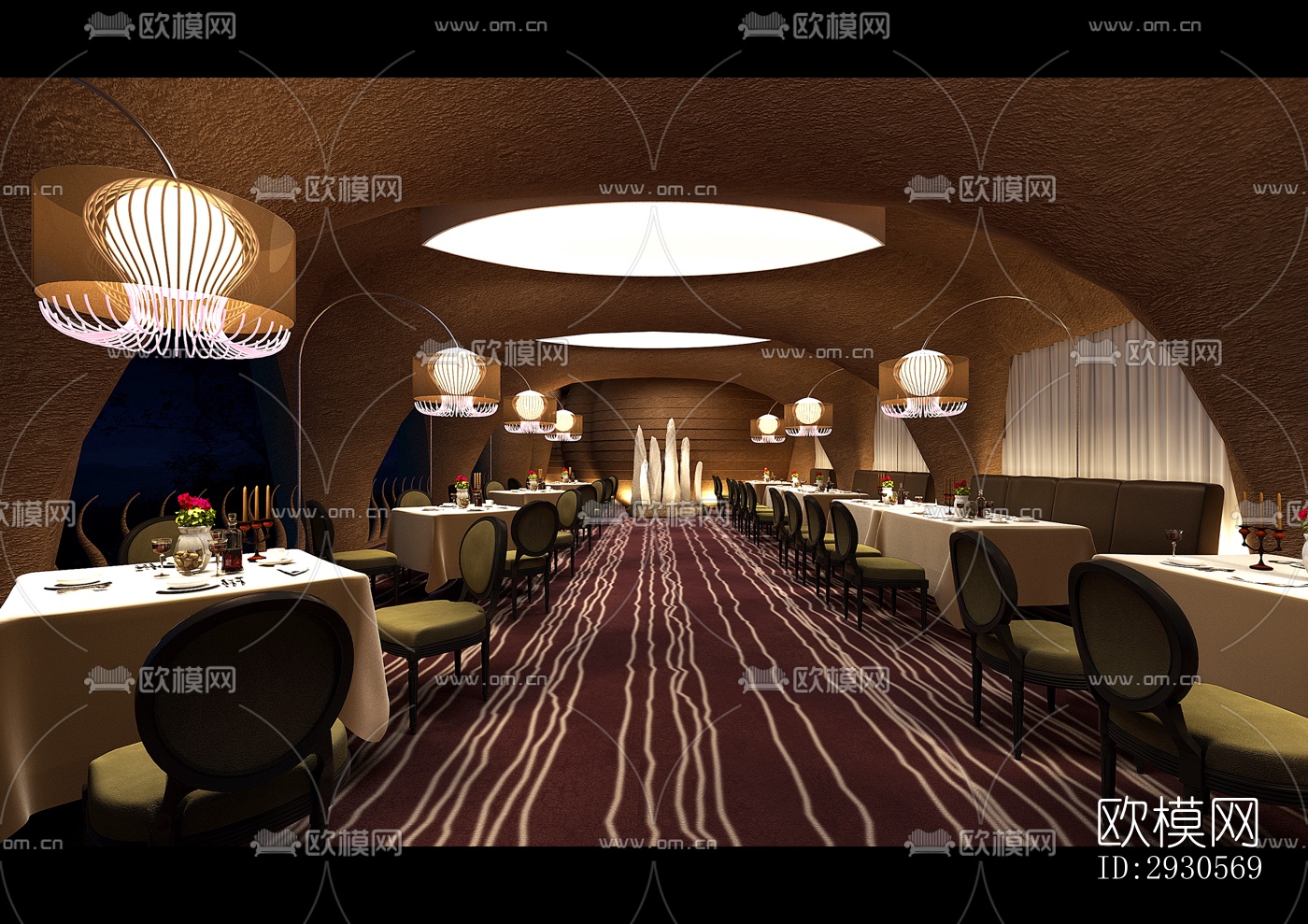 后现代酒店民宿效果图下载（渲染图6）