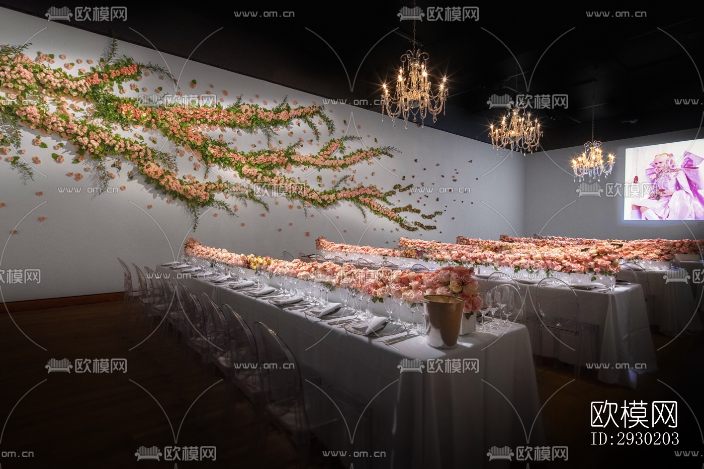 现代展览展厅效果图下载（渲染图2）