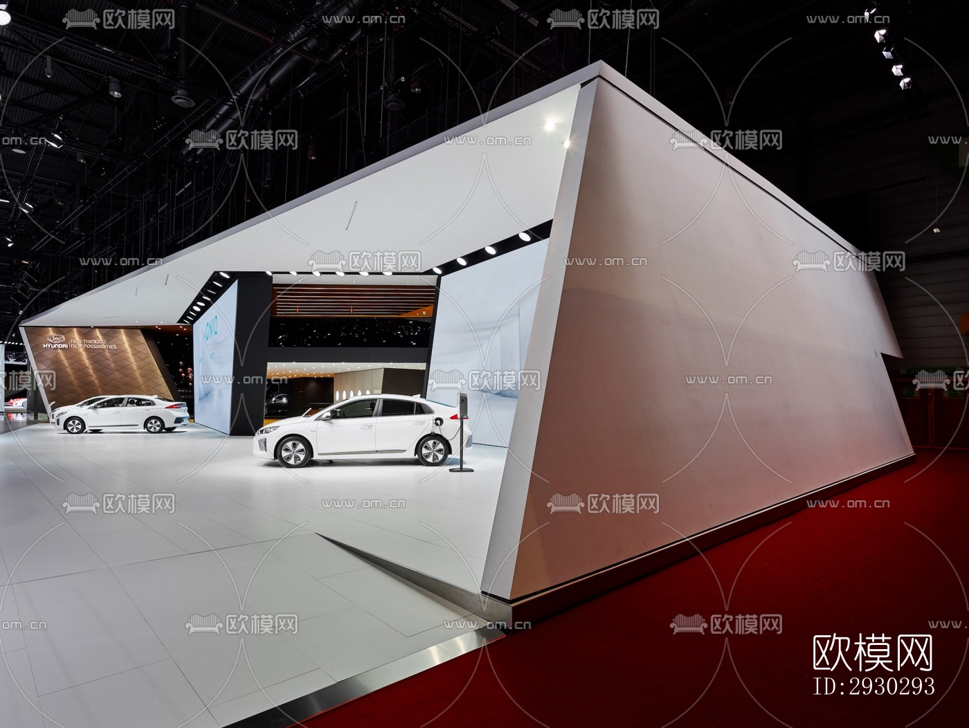 现代展览展厅效果图下载（渲染图17）