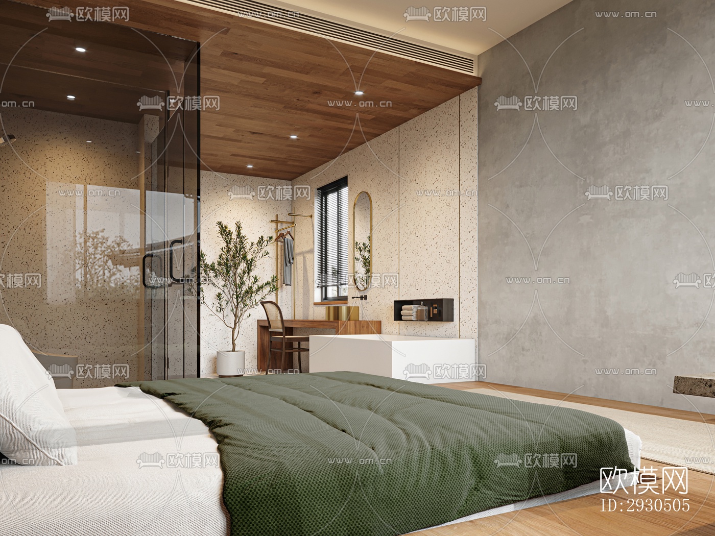 侘寂酒店民宿效果图下载（渲染图5）