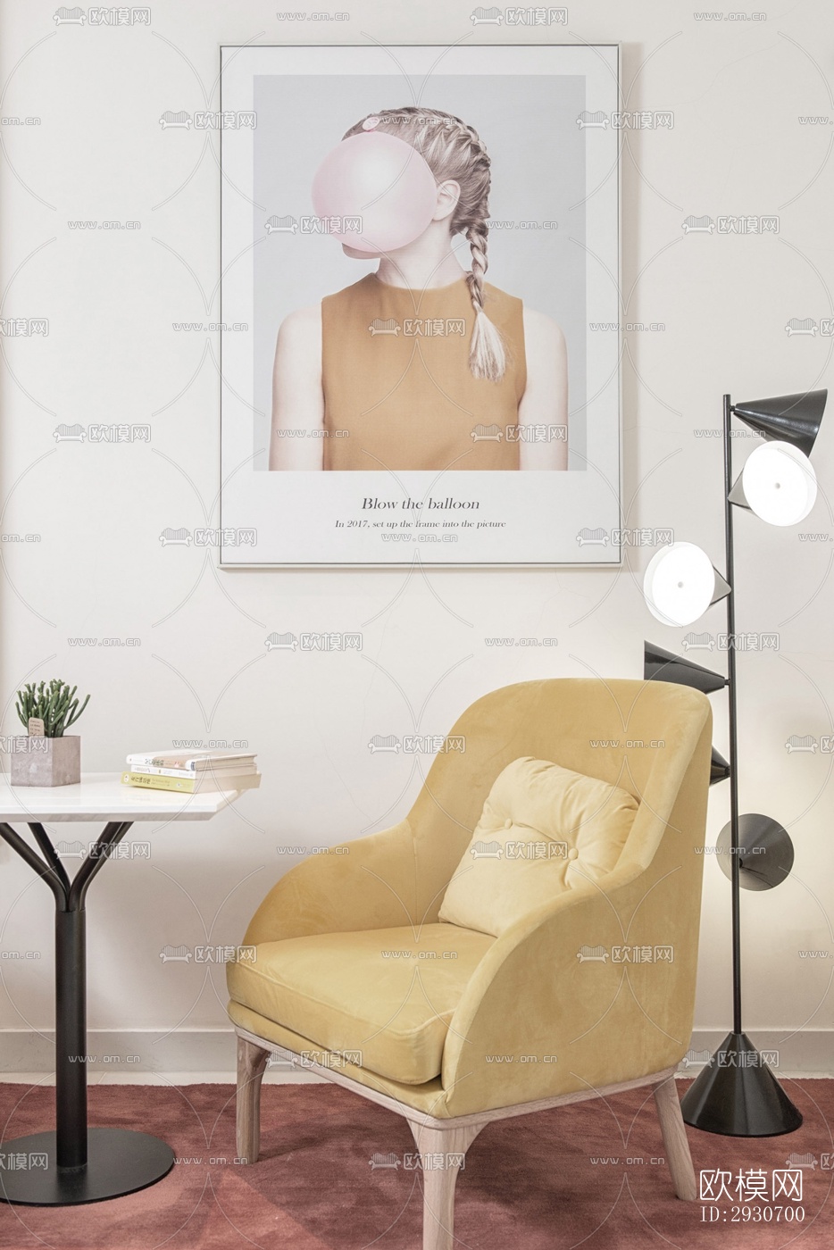 现代酒店民宿效果图下载（渲染图8）