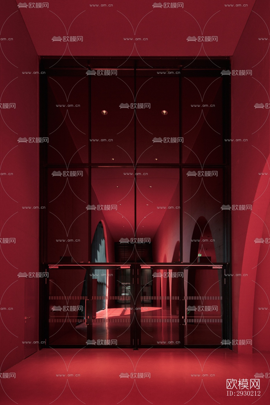 现代展览展厅效果图下载（渲染图5）