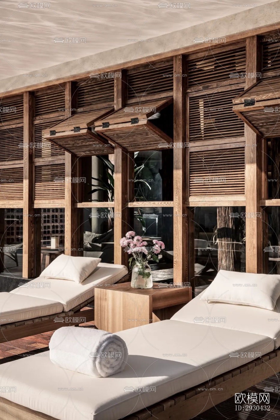 东南亚酒店民宿效果图下载（渲染图5）