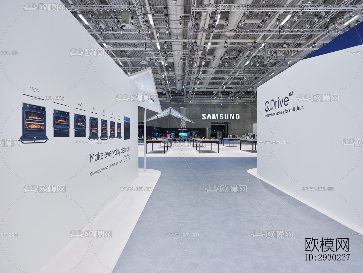 现代展览展厅效果图下载（渲染图7）