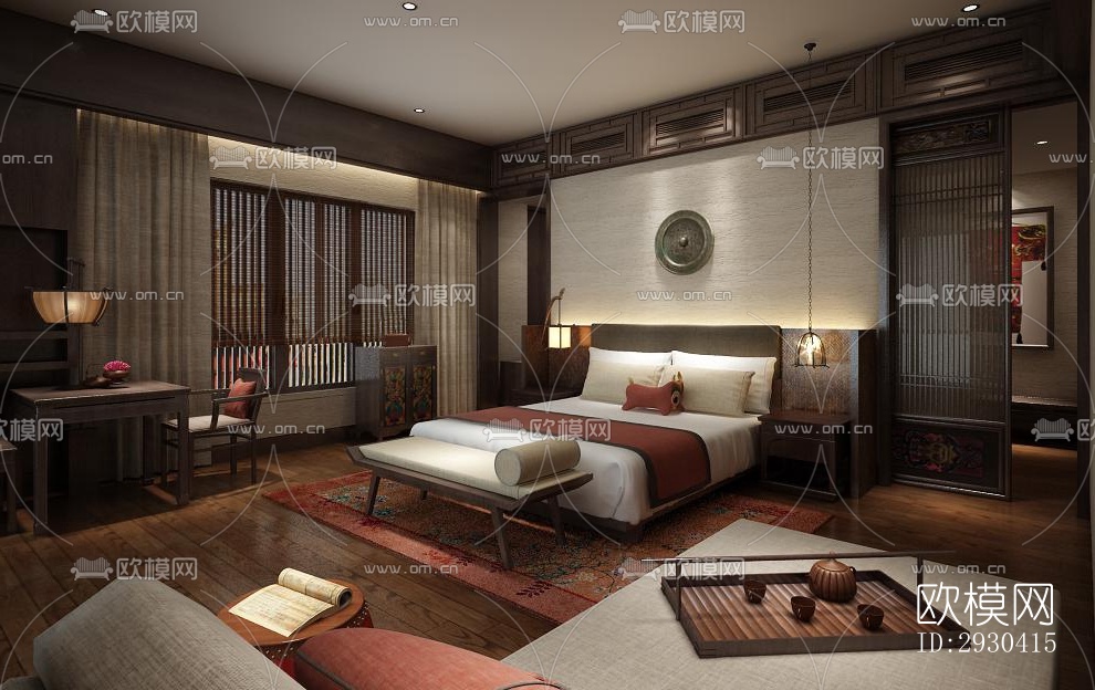 东南亚酒店民宿效果图下载（渲染图5）