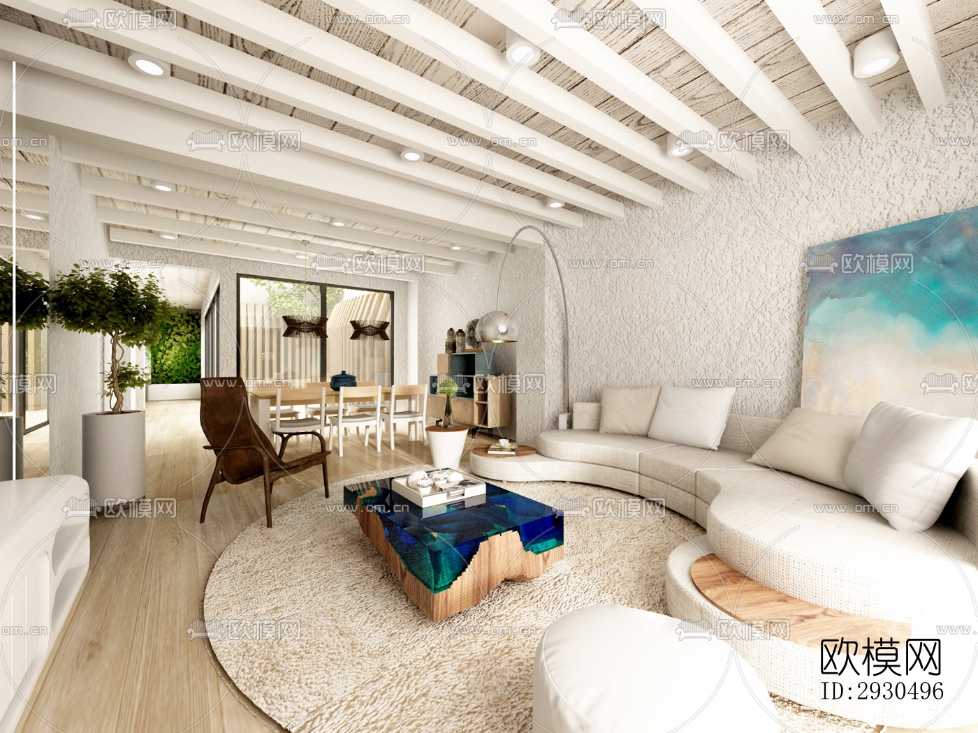 侘寂酒店民宿效果图下载（渲染图2）