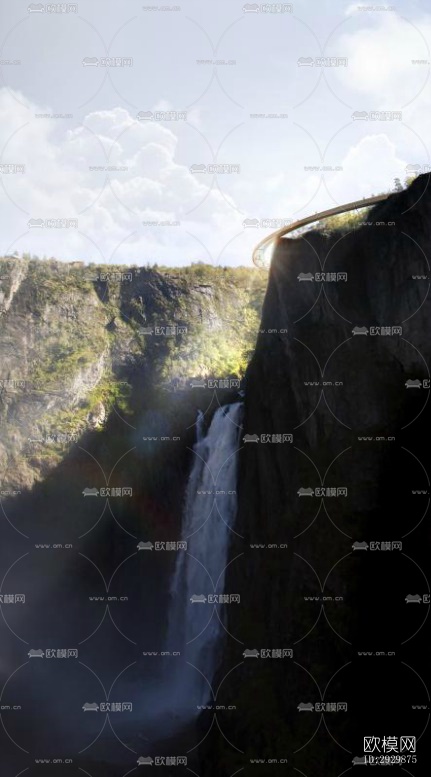 现代乡村景观效果图下载（渲染图2）