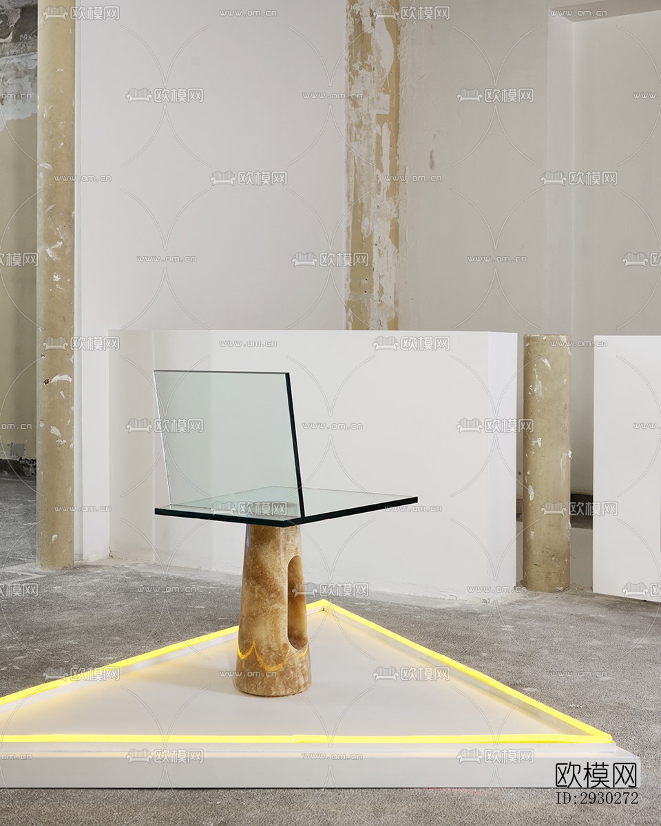 现代展览展厅效果图下载（渲染图4）