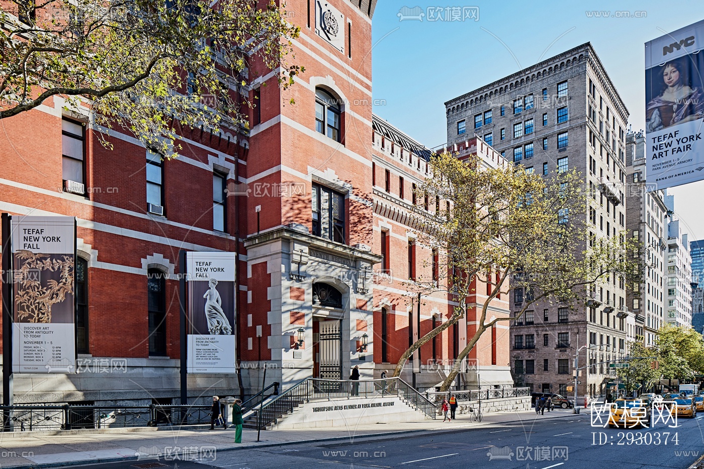 美式展览展厅效果图下载（渲染图5）