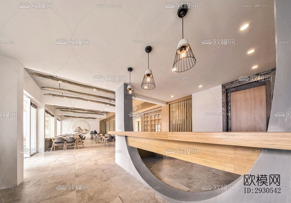 北欧酒店民宿效果图下载（渲染图8）