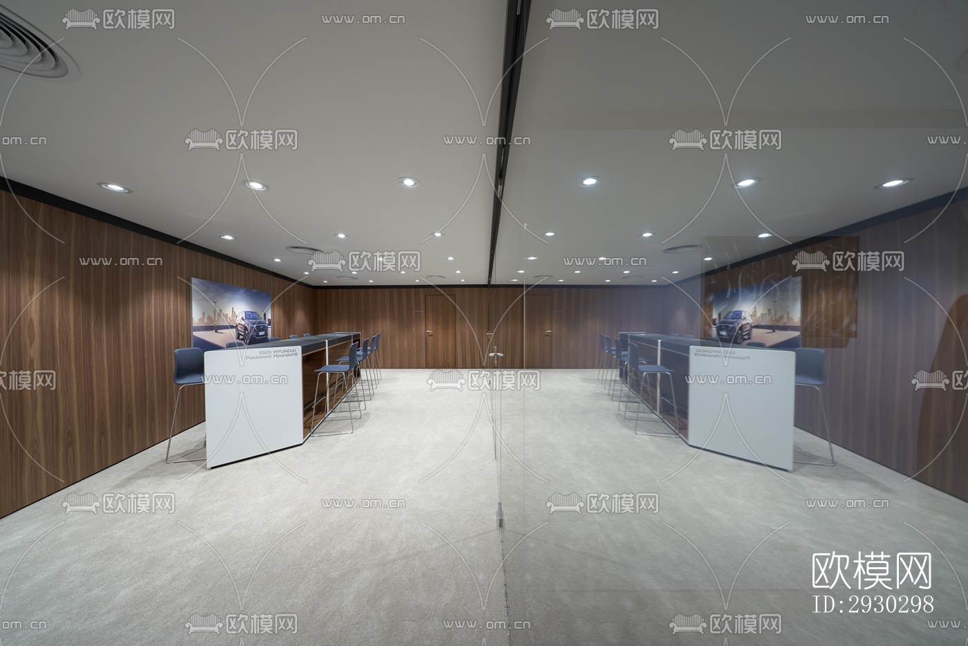 现代展览展厅效果图下载（渲染图11）