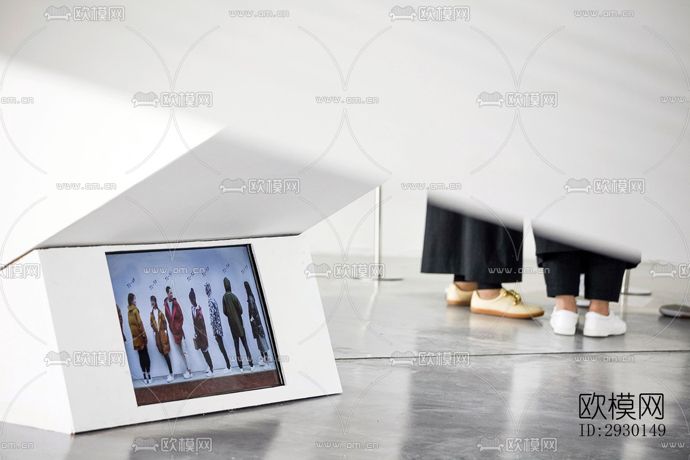 现代展览展厅效果图下载（渲染图12）