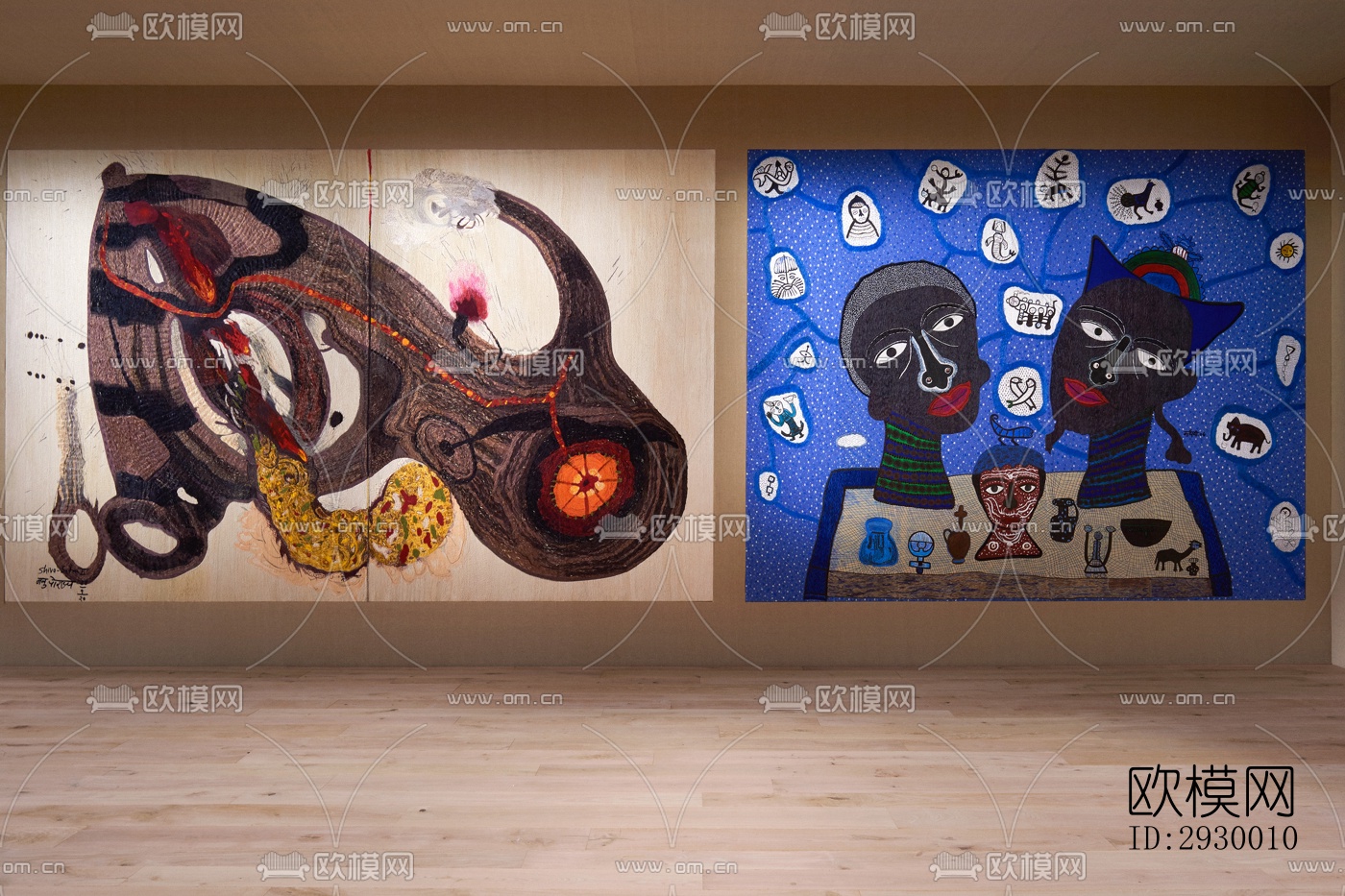 东南亚展览展厅效果图下载（渲染图6）