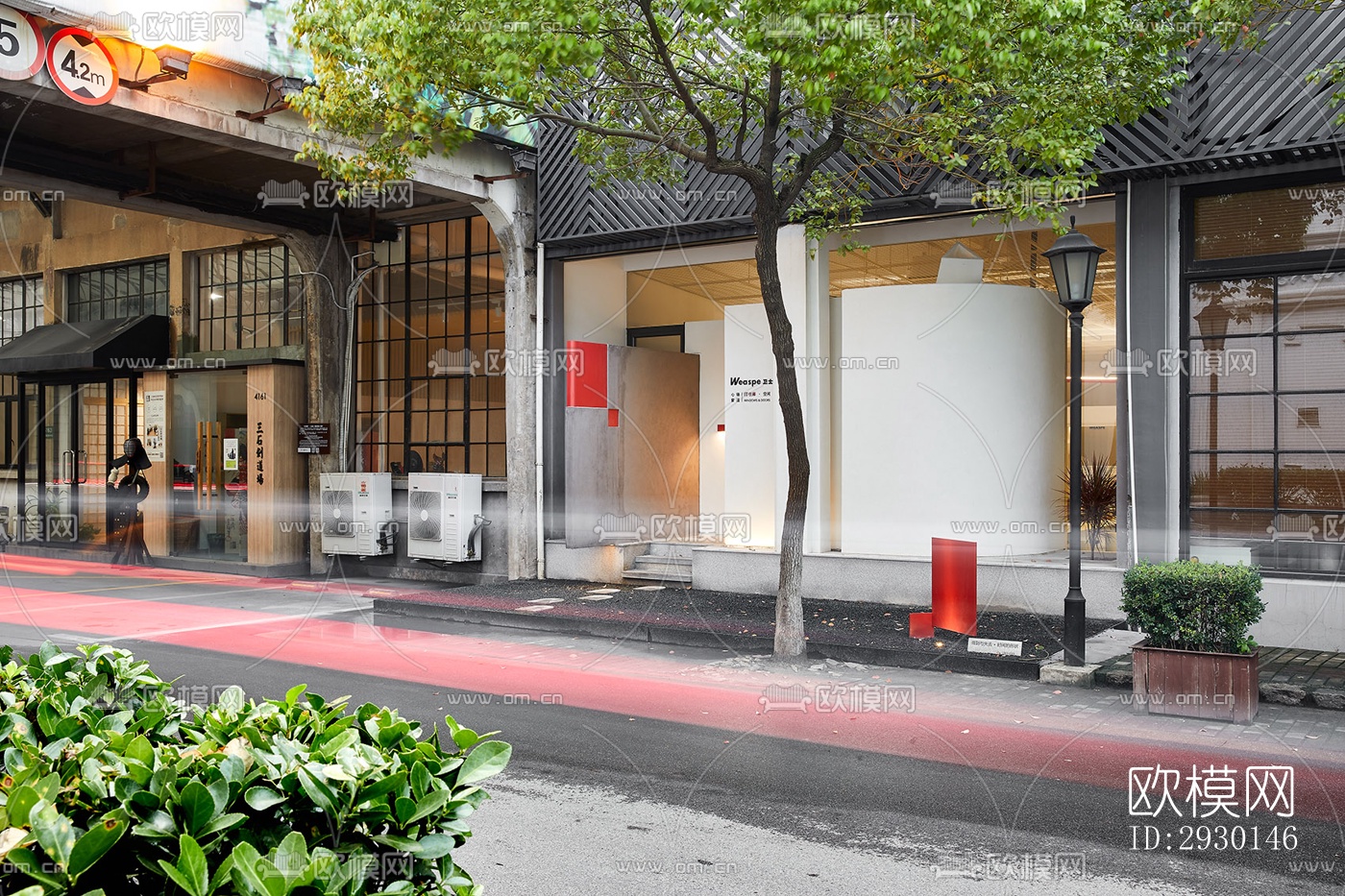 现代展览展厅效果图下载（渲染图1）