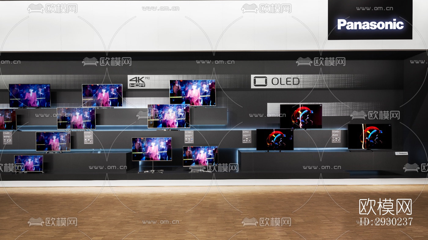 现代展览展厅效果图下载（渲染图6）