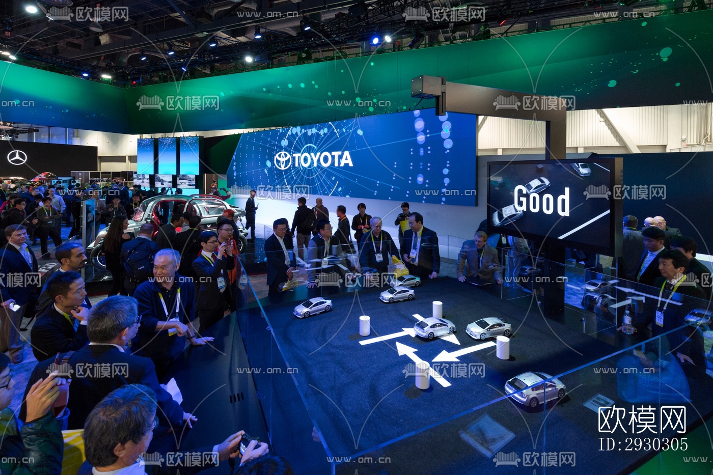 现代展览展厅效果图下载（渲染图7）