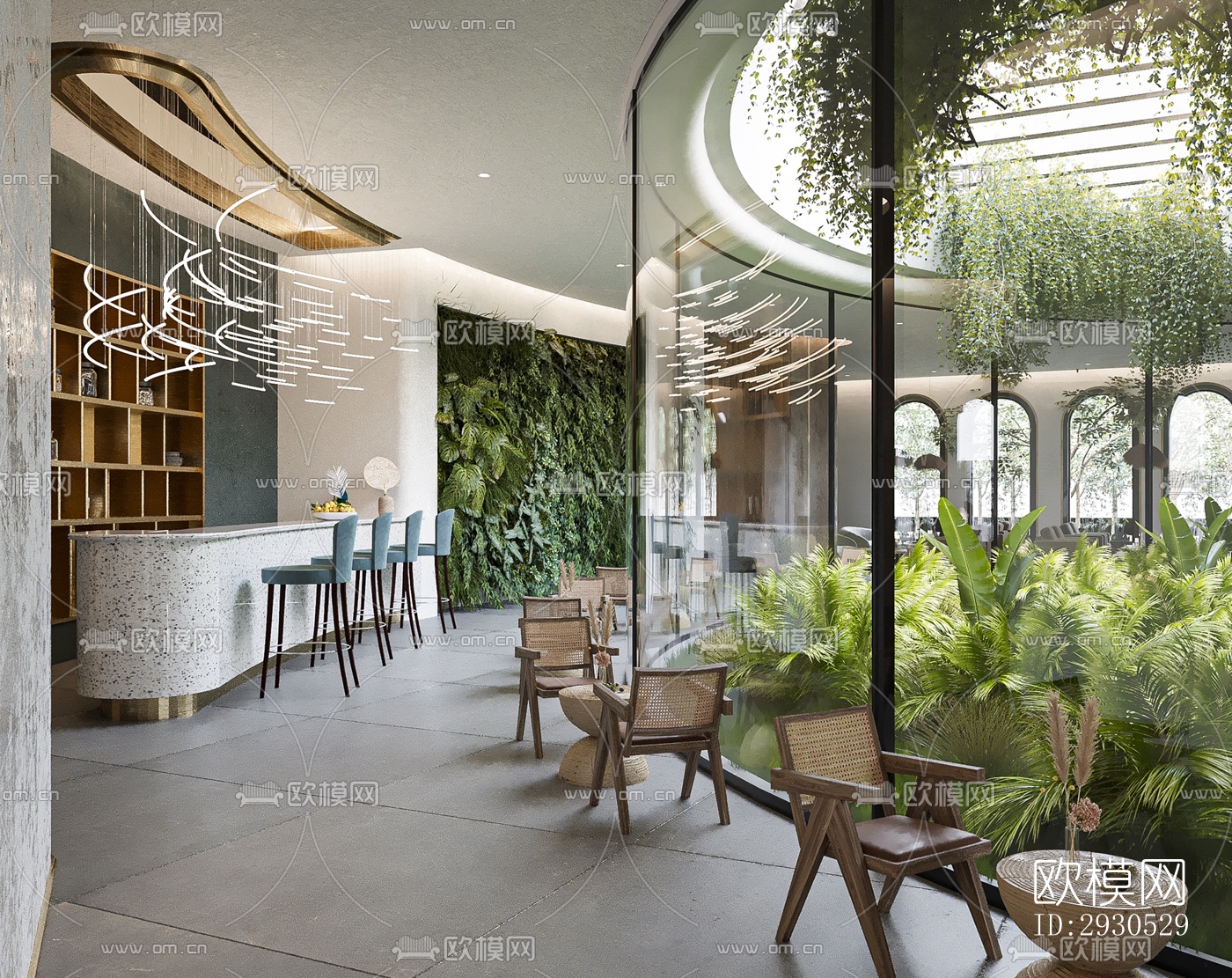 侘寂酒店民宿效果图下载（渲染图7）