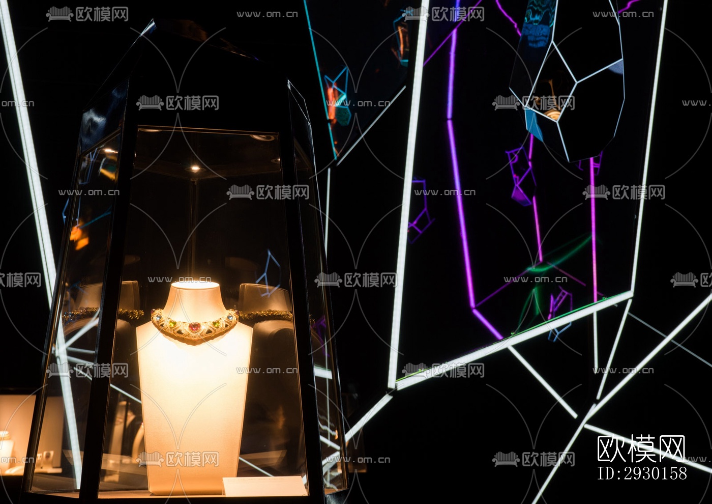 现代展览展厅效果图下载（渲染图8）