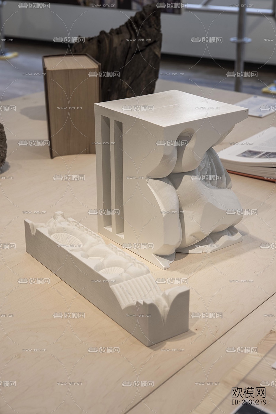 现代展览展厅效果图下载（渲染图3）