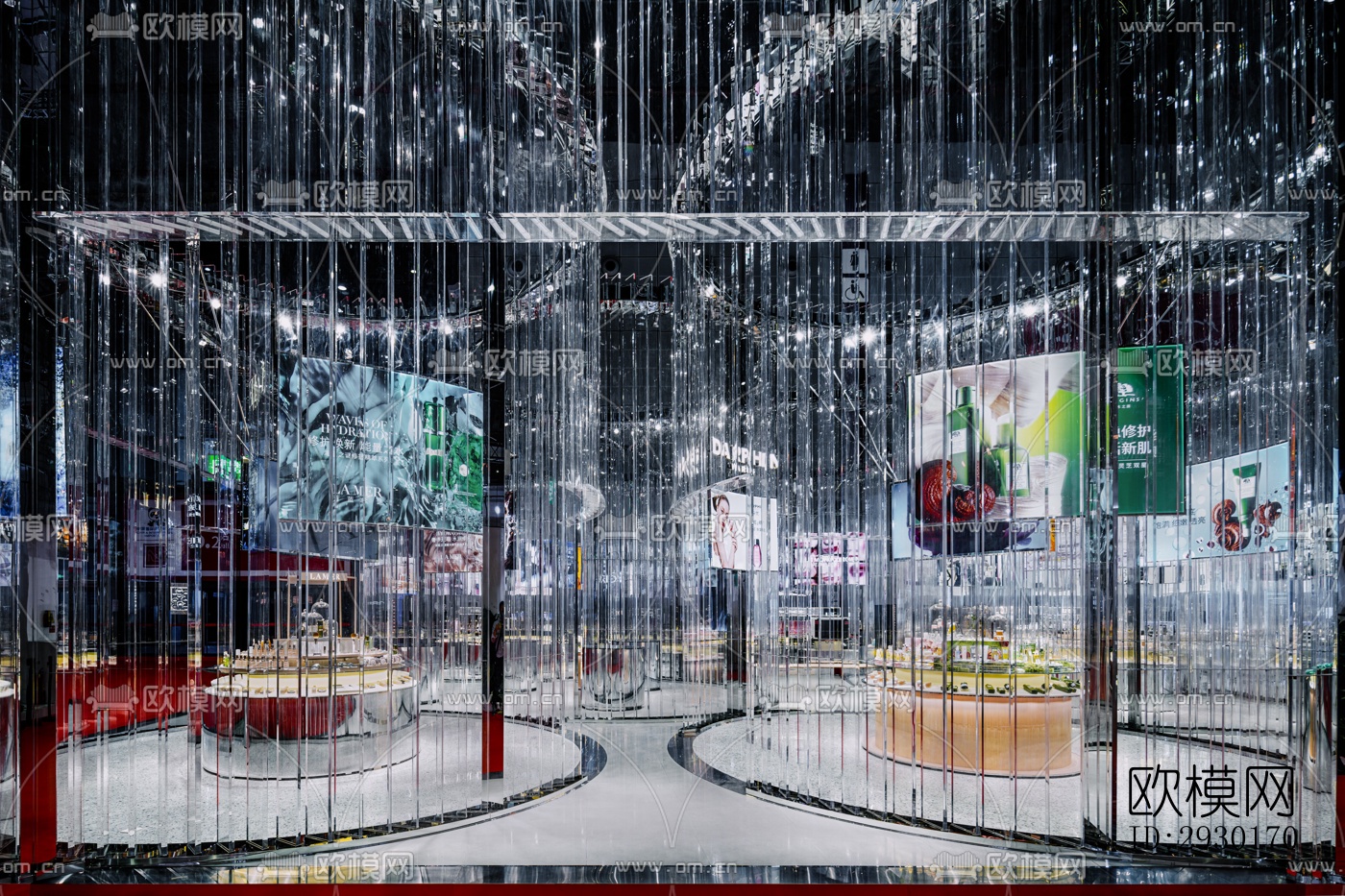 现代展览展厅效果图下载（渲染图6）