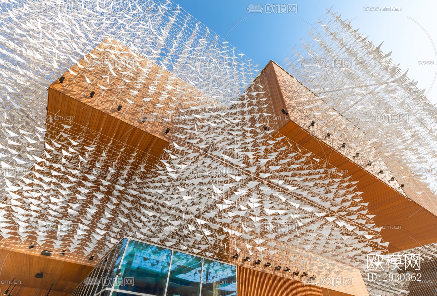 现代展览展厅效果图下载（渲染图14）