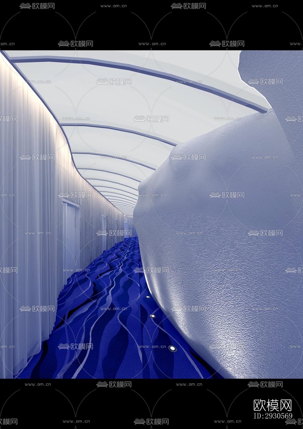 后现代酒店民宿效果图下载（渲染图4）