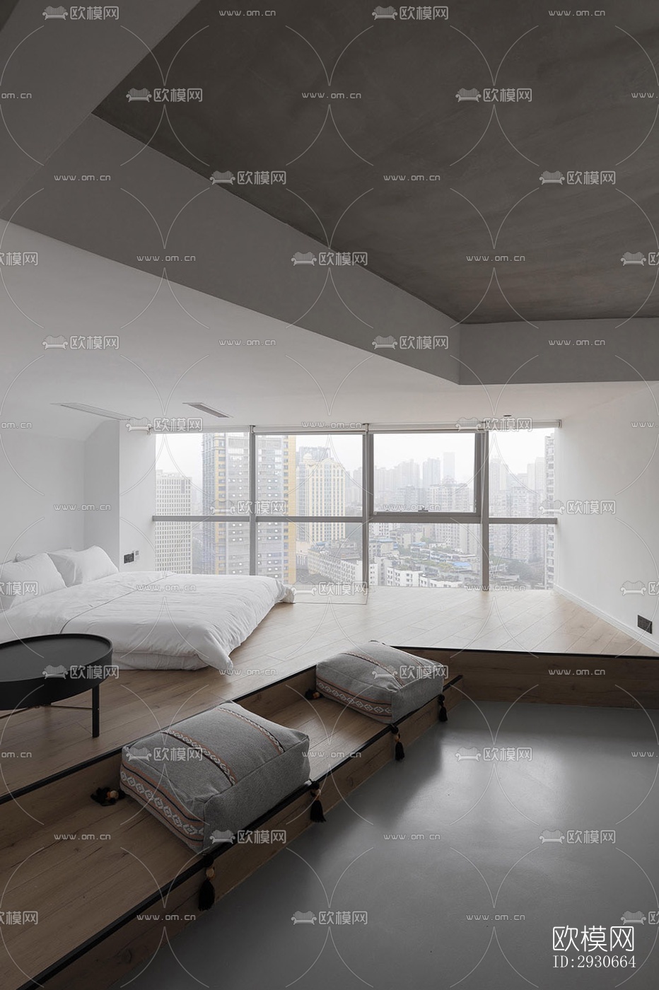 现代酒店民宿效果图下载（渲染图11）