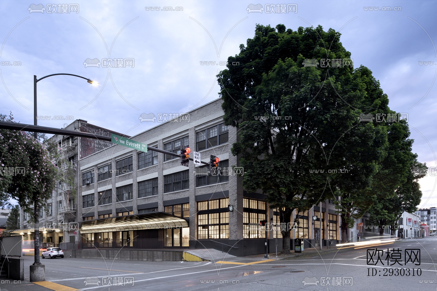 现代展览展厅效果图下载（渲染图8）