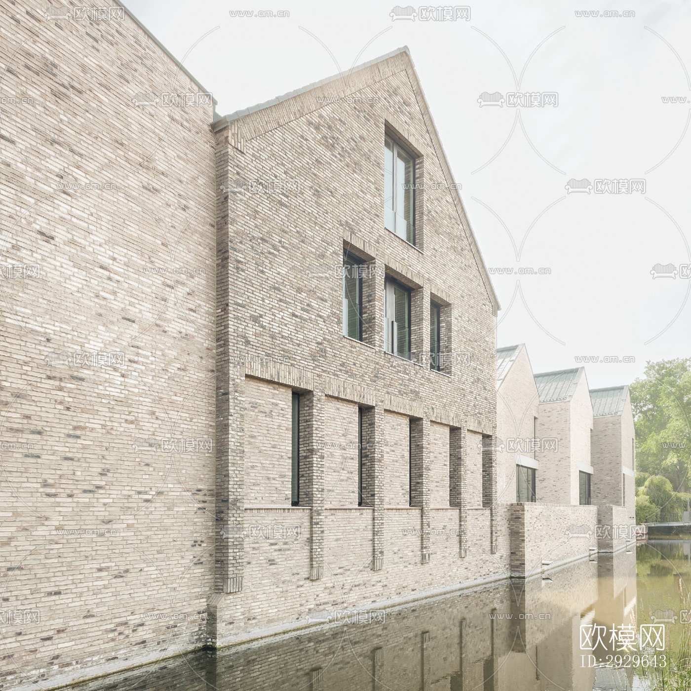 侘寂美术博物馆效果图下载（渲染图1）