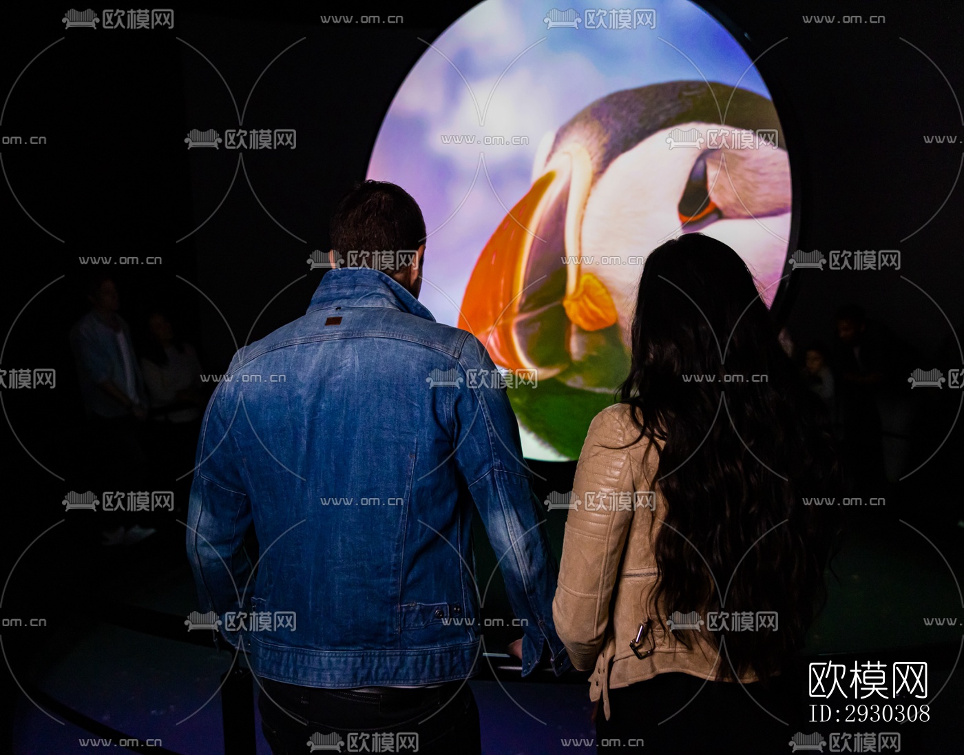 现代展览展厅效果图下载（渲染图5）