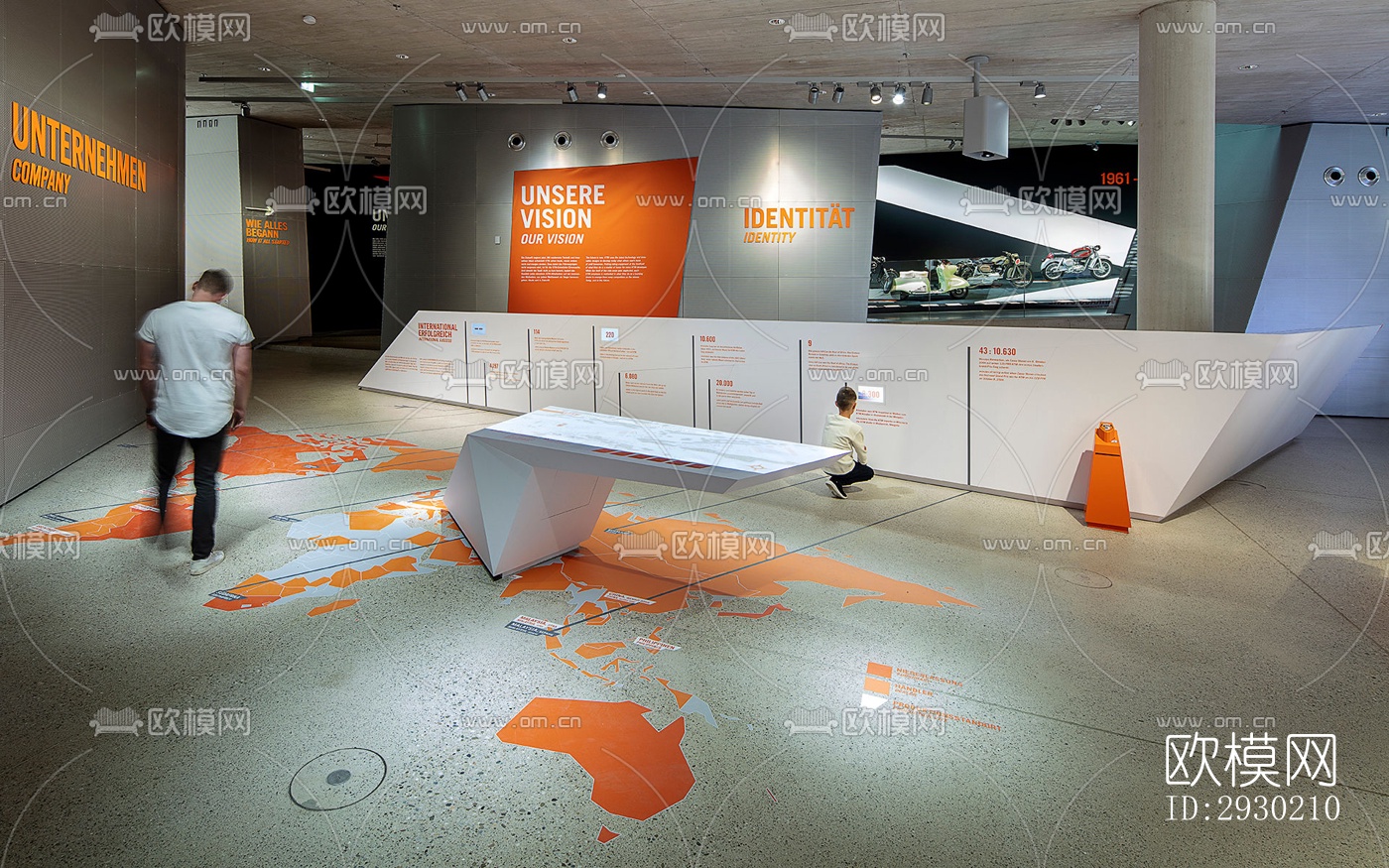 现代展览展厅效果图下载（渲染图5）