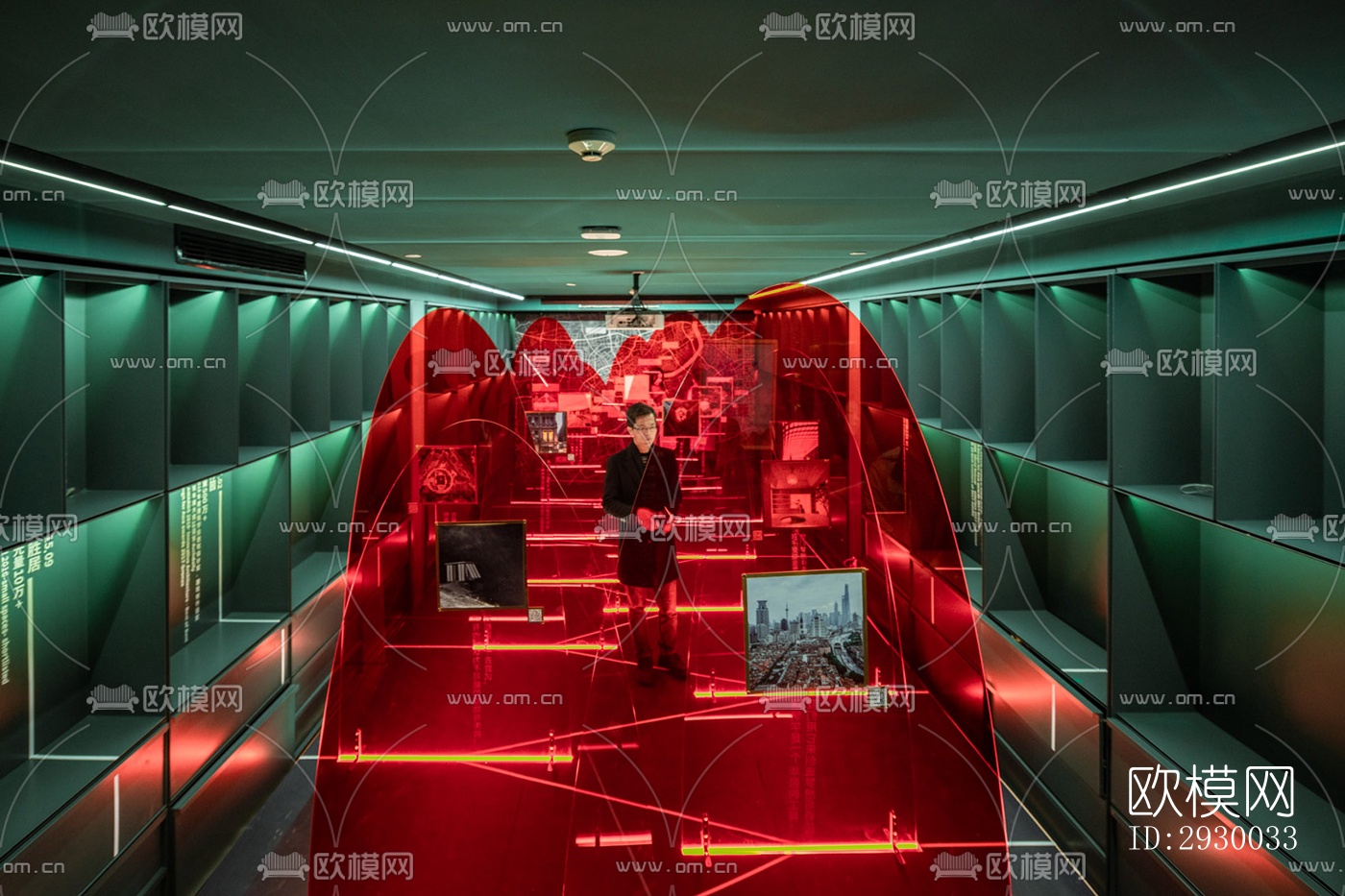 后现代展览展厅效果图下载（渲染图5）