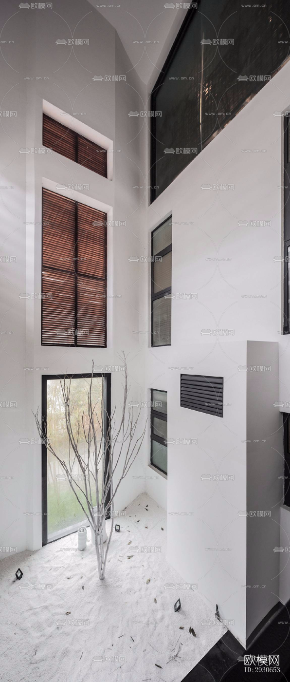 现代酒店民宿效果图下载（渲染图7）