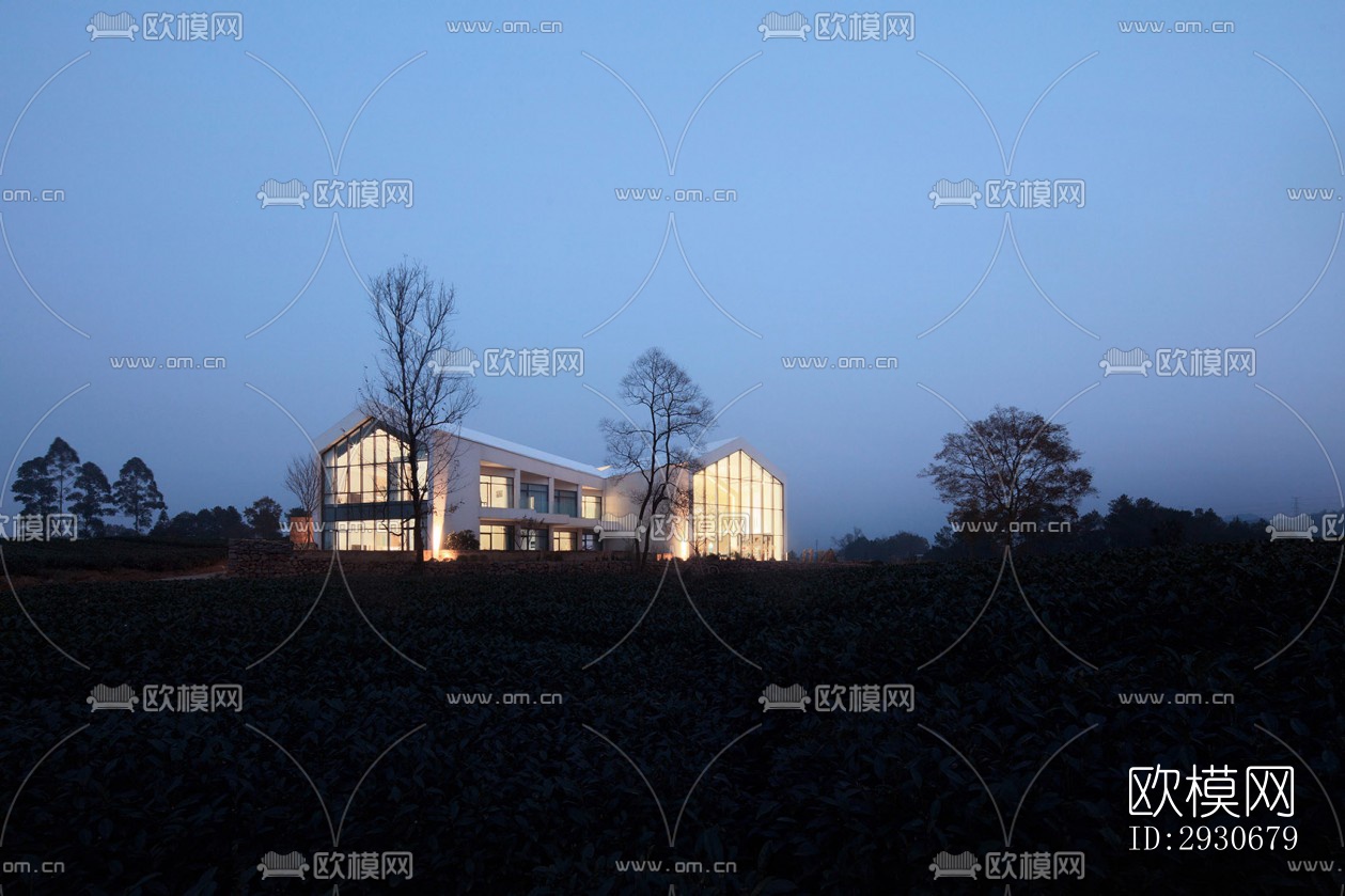 现代酒店民宿效果图下载（渲染图7）