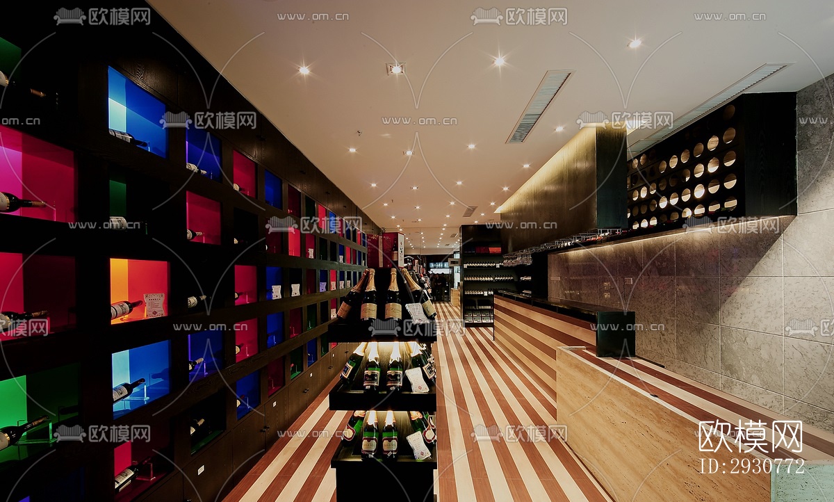 现代零售店铺效果图下载（渲染图1）