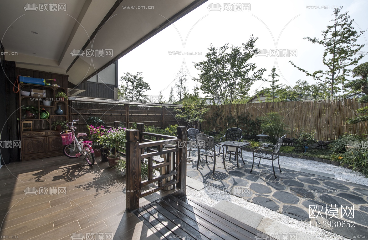 现代酒店民宿效果图下载（渲染图10）