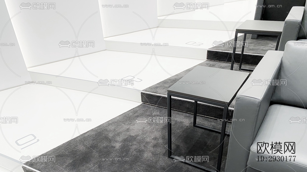 现代展览展厅效果图下载（渲染图8）