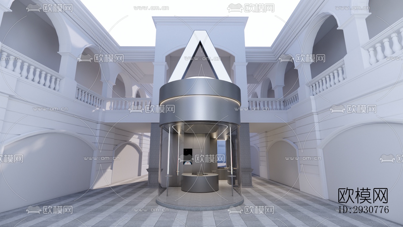 现代零售店铺效果图下载（渲染图2）